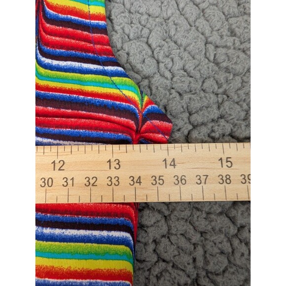 Columbia Dress Omni-Wick Rainbow Geometric Design Athletic Crossover Back Size M - Picture 11 of 12